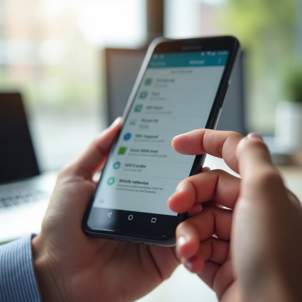 sim karten einstellungen android