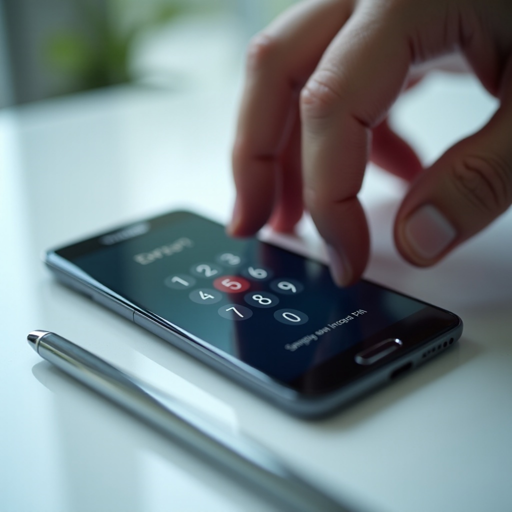richtige pin wird nicht akzeptiert samsung